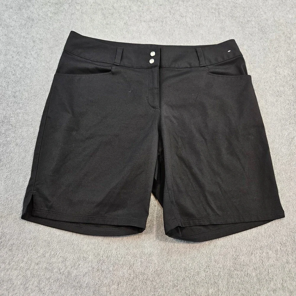 Adidas Golf Shorts Womens 4 Black Performance Activewear AE8950 APU008